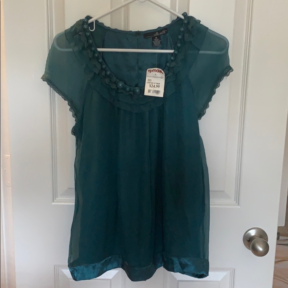 Willi Smith silk/poly blouse